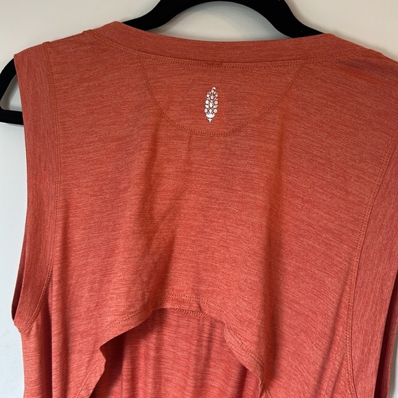 Free people MOVEMENT OFF TO THE RACES JUMPSUIT Orange xs - Picture 7 of 7